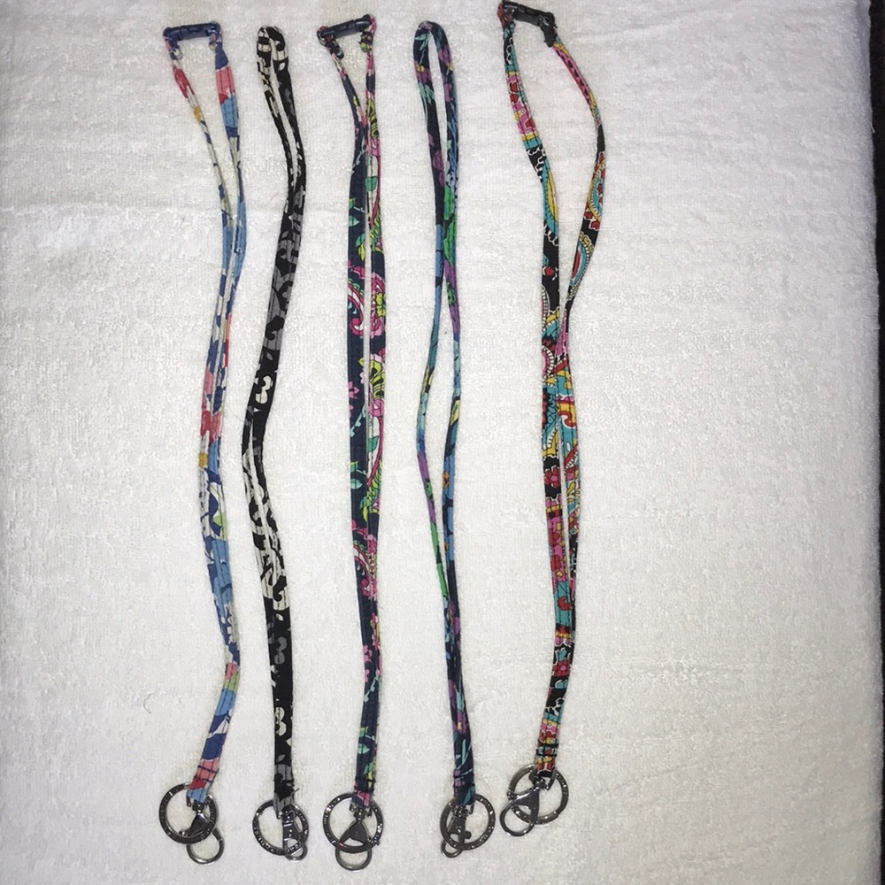 Set of 5️⃣ Vera Bradley Lanyards